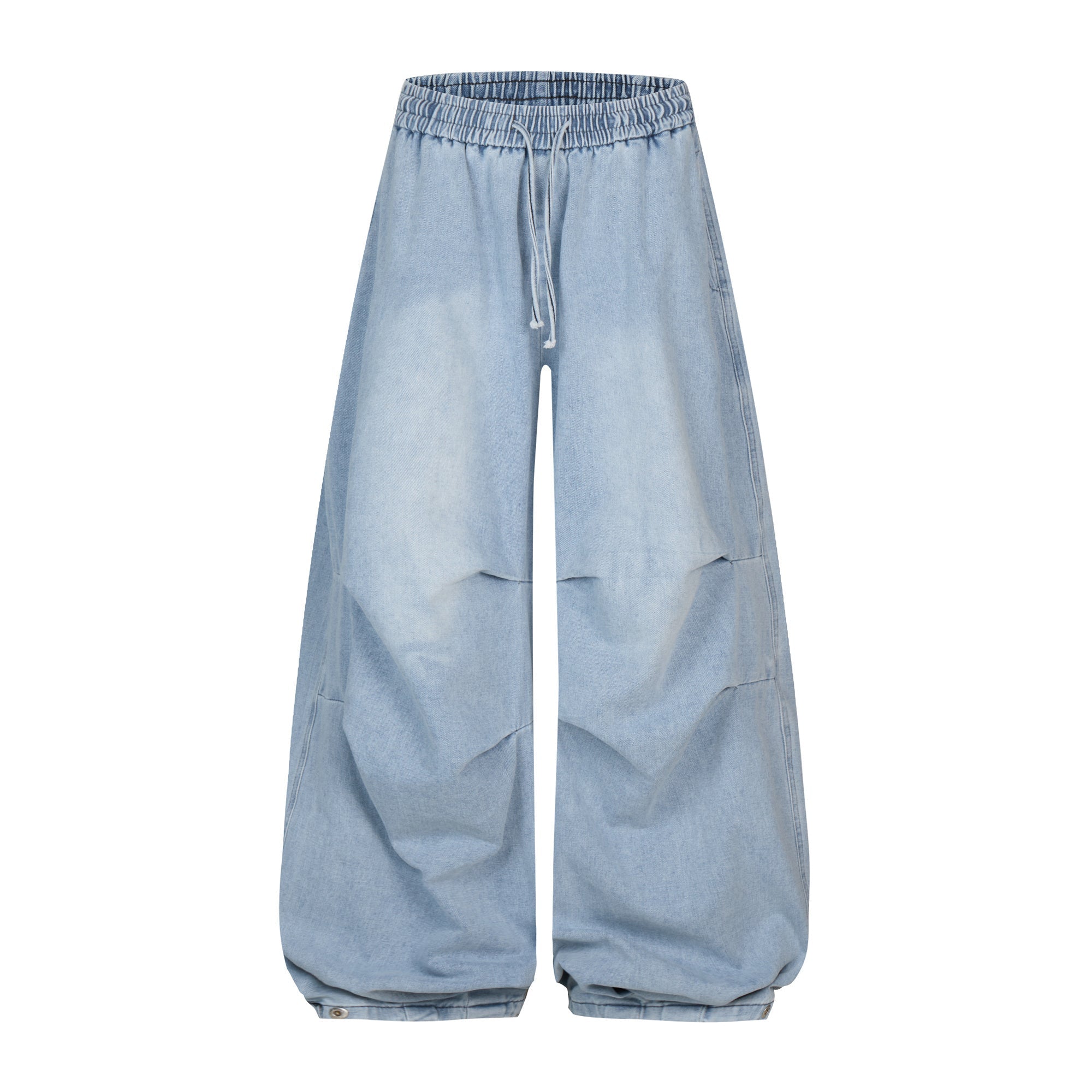 CapCabin Sculpted Denim Balloon Pants