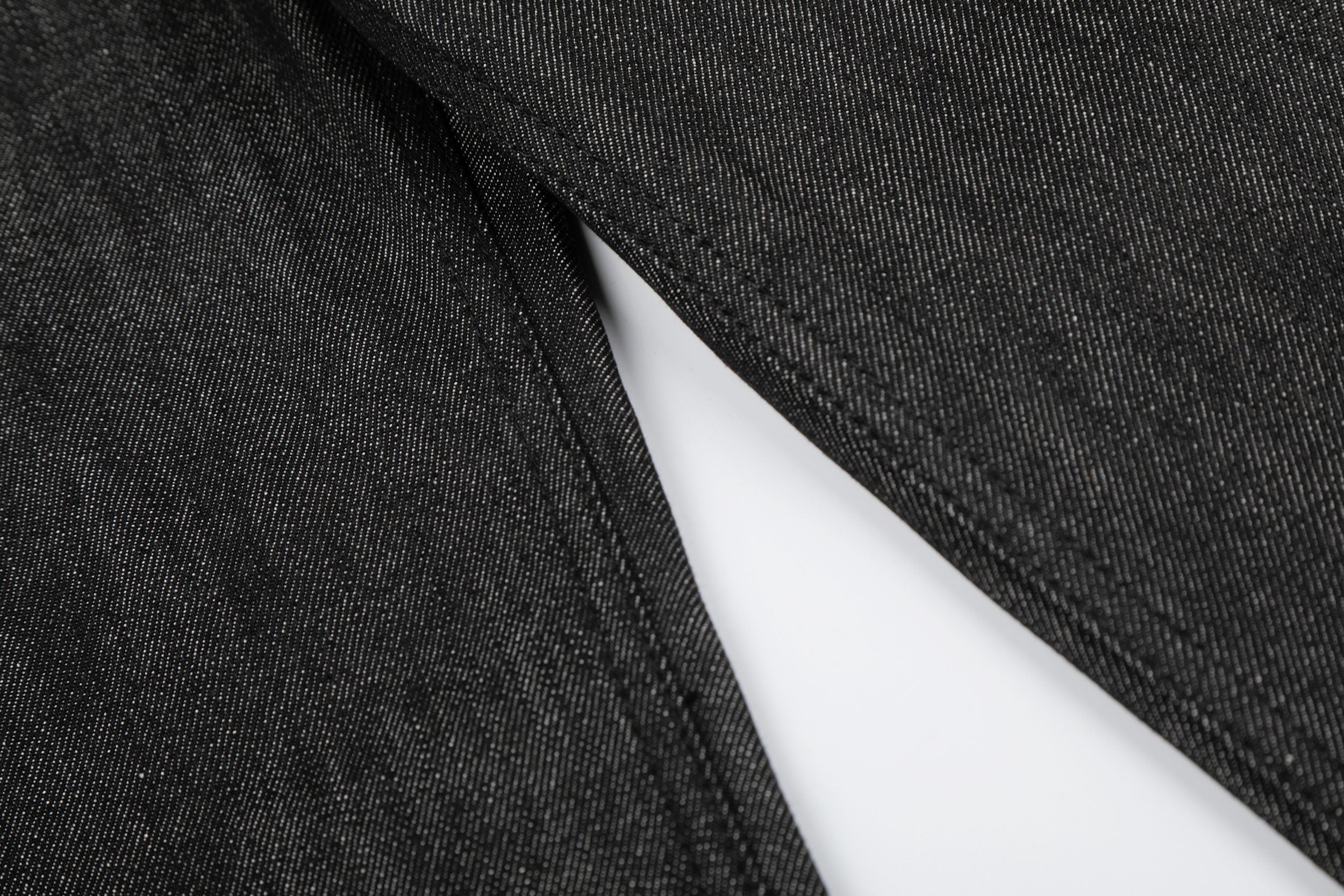 CapCabin “Black Raw Button Denim Jeans”