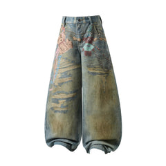 CapCabin “Toychain Graffiti Balloon Jeans”
