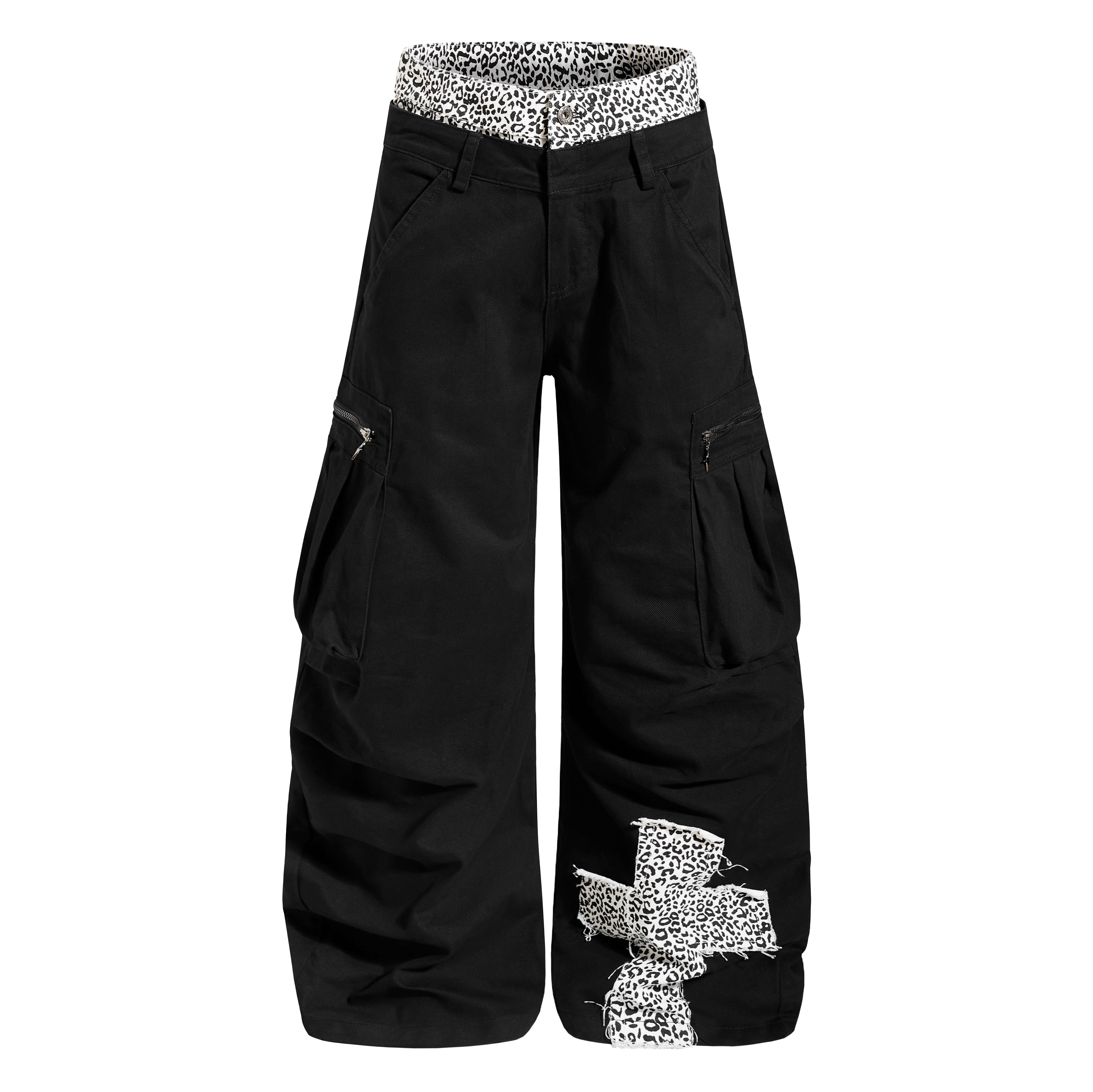 CapCabin Leopard Cross Utility Pants