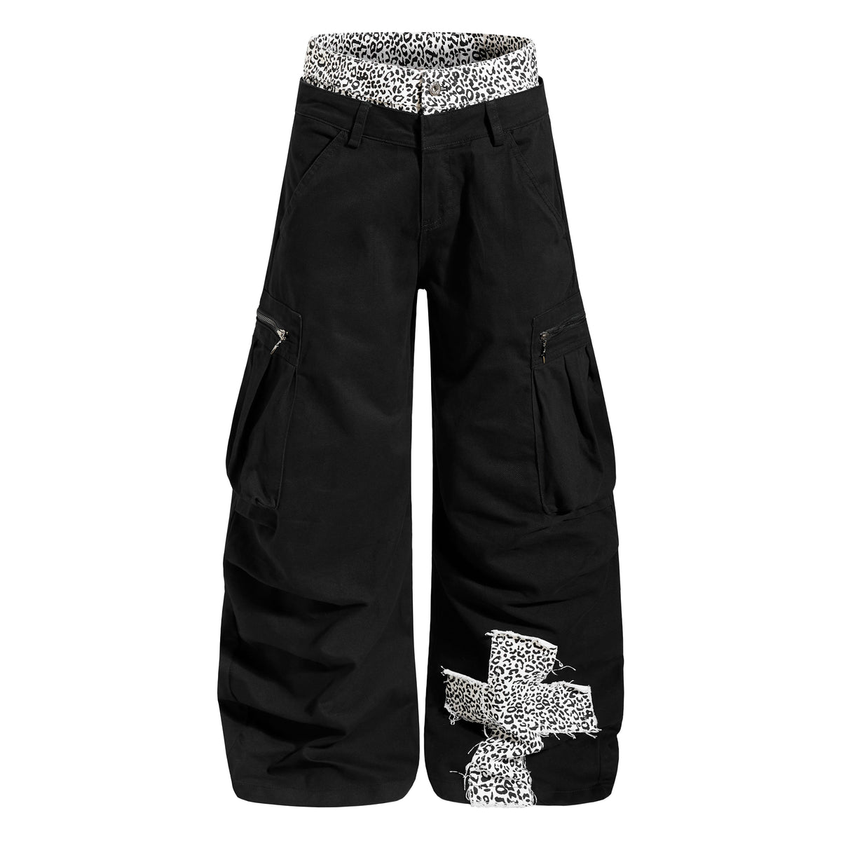 CapCabin Leopard Cross Utility Pants