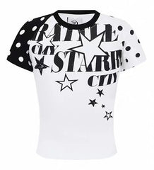 CapCabin “Starry City Contrast Raglan Tee”(Slim fit)