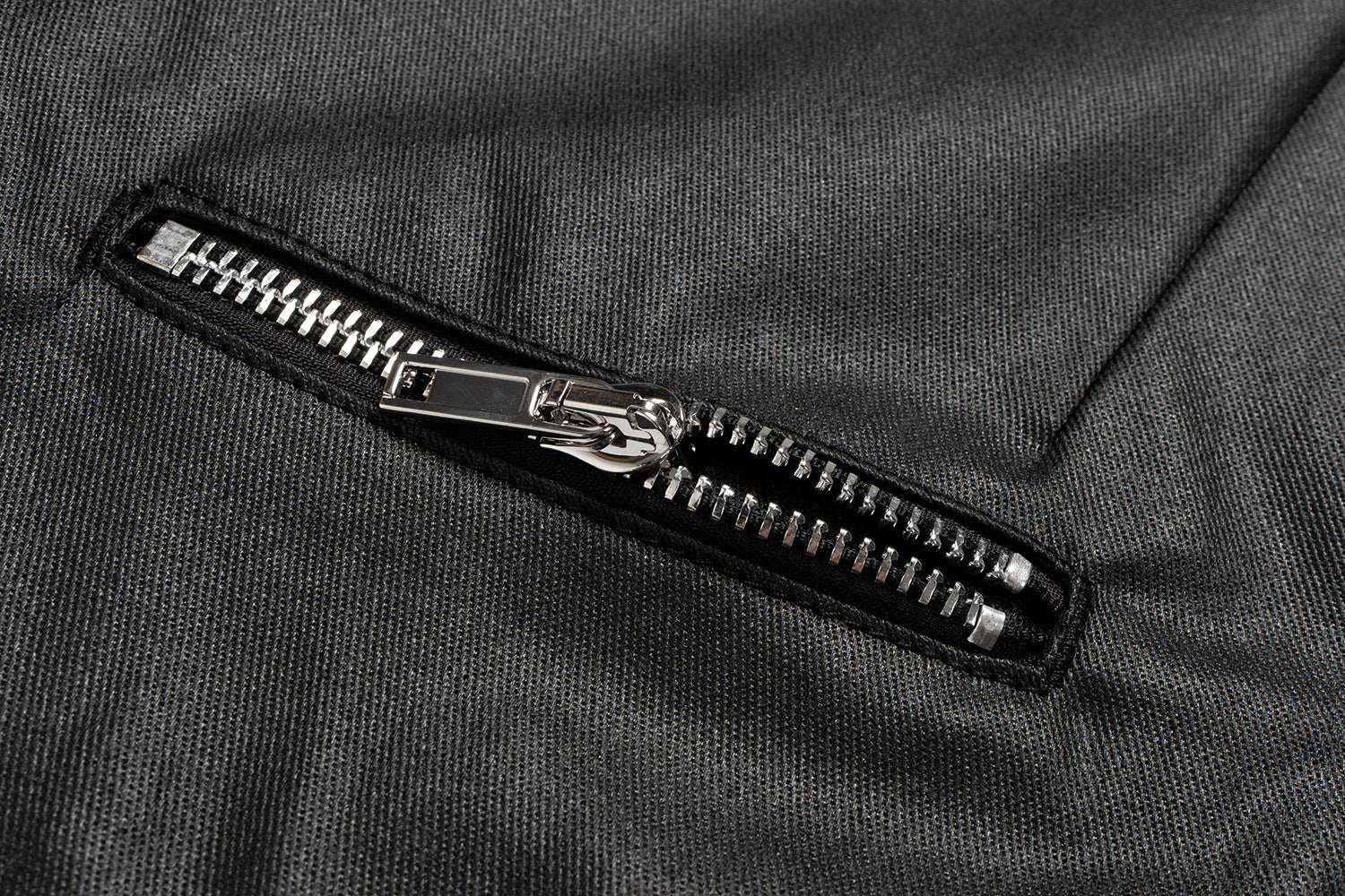 CapCabin Blade-Cut Zip Leather Pants