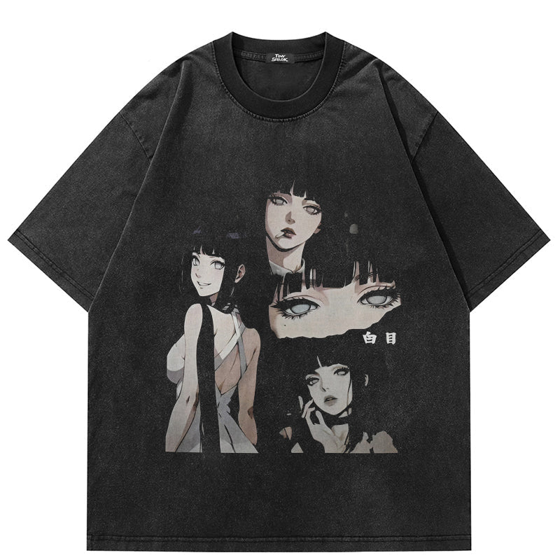 Cartoon Girl Graphic T Shirts Y2K