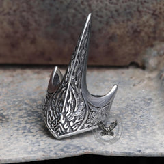 Carve Patterns Stainless Steel Archer Ring