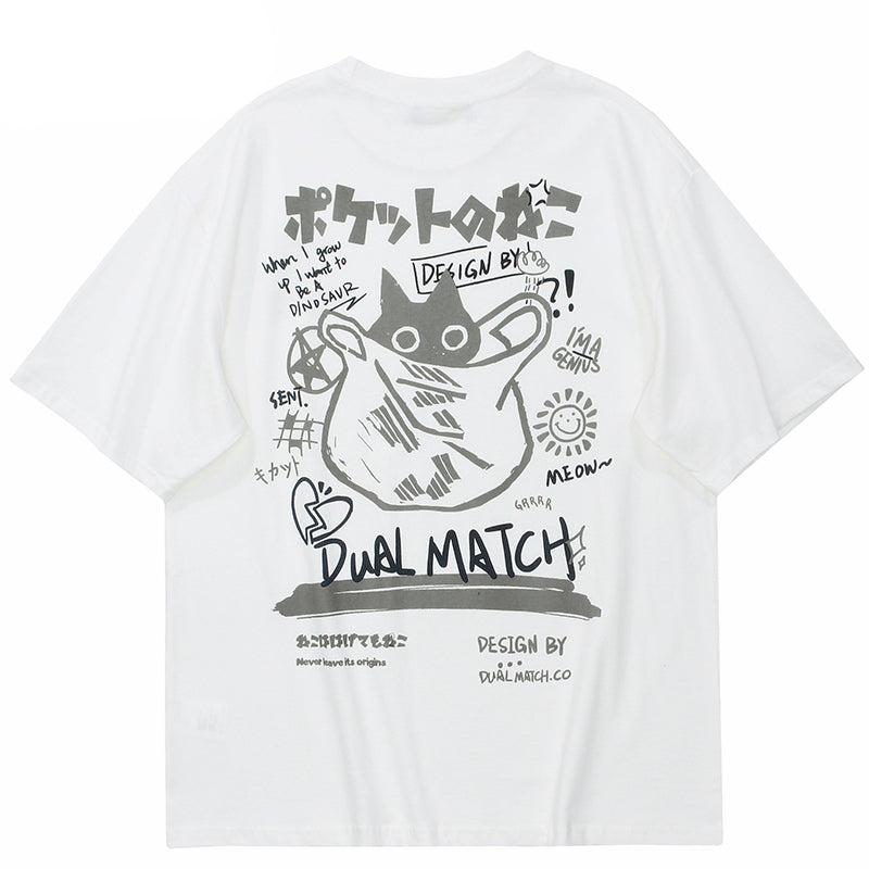 Casual Short Sleeve Y2K Tee