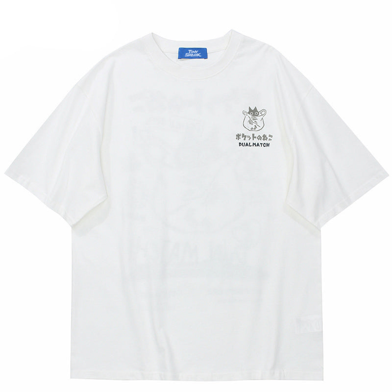 Casual Short Sleeve Y2K Tee