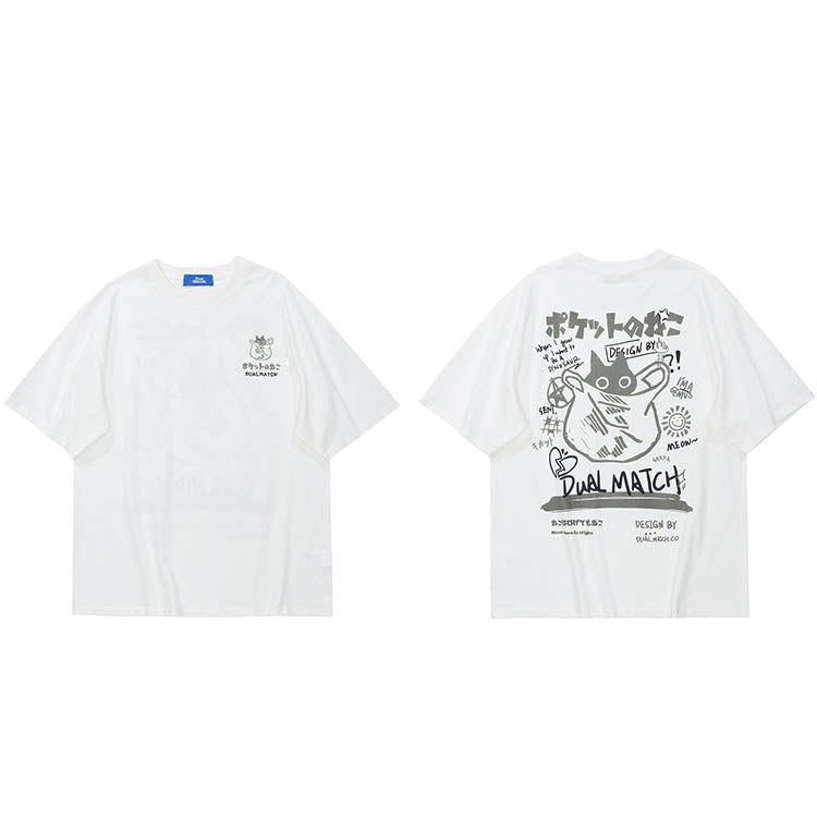 Casual Short Sleeve Y2K Tee