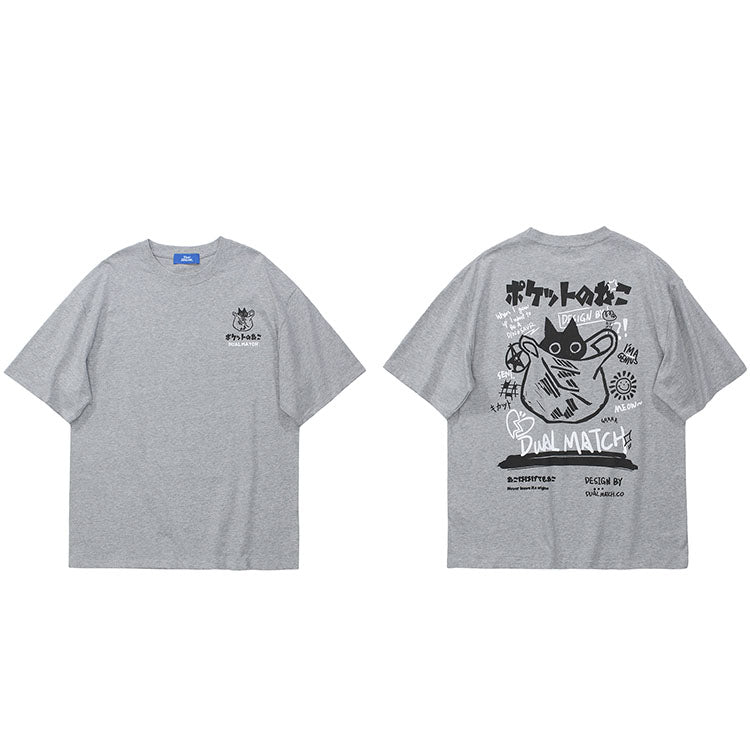 Casual Short Sleeve Y2K Tee