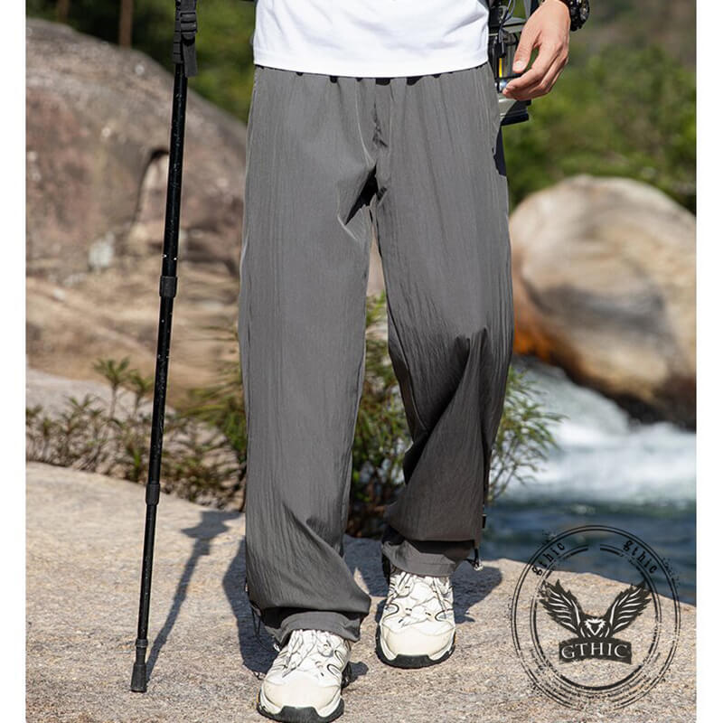 Casual Outdoor Quick-Drying Thin Drawstring Pants