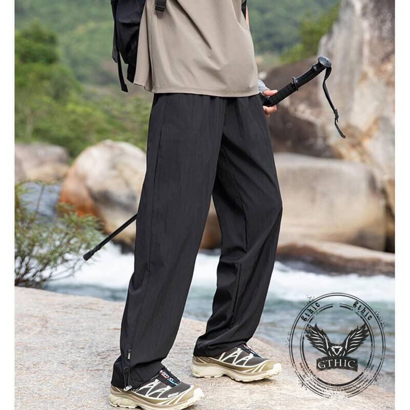 Casual Outdoor Quick-Drying Thin Drawstring Pants