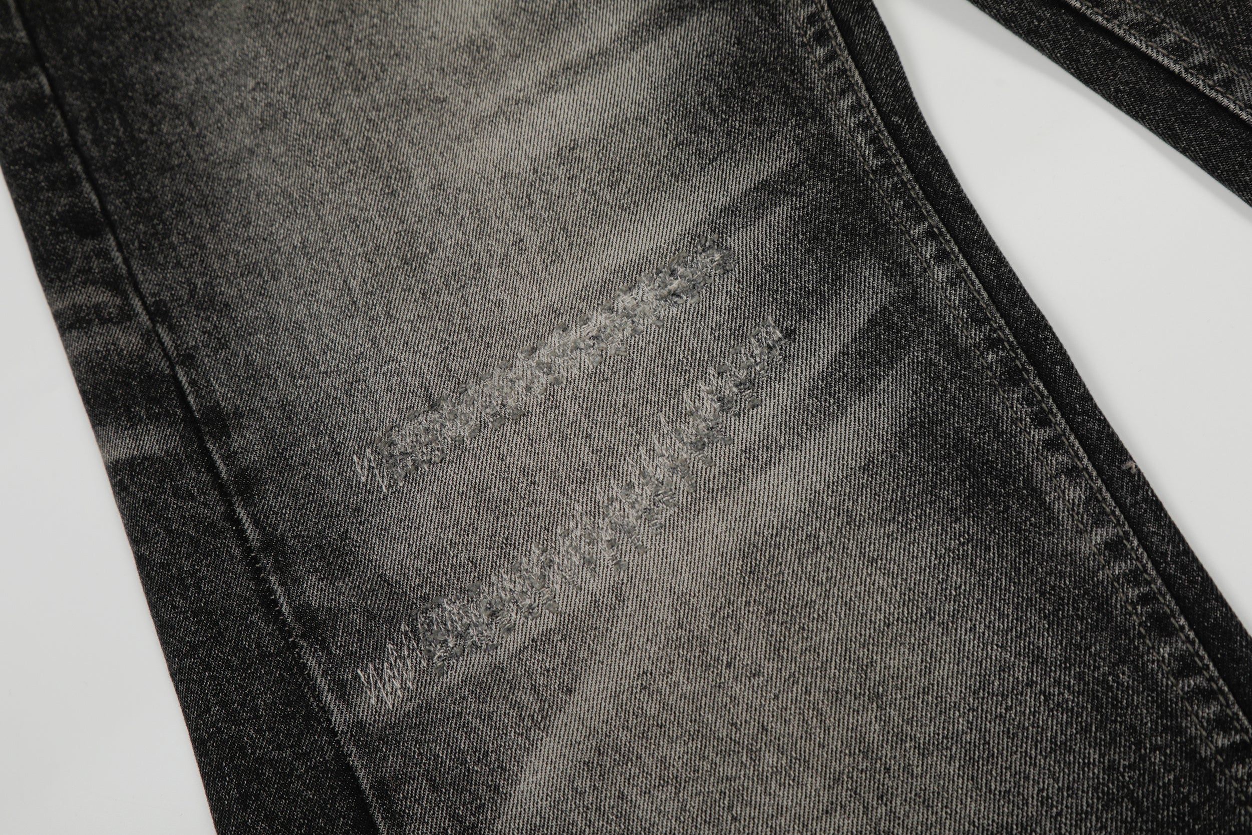 CapCabin Washed Distressed Denim Pants