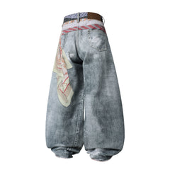 CapCabin “Tie Riot Balloon Jeans”