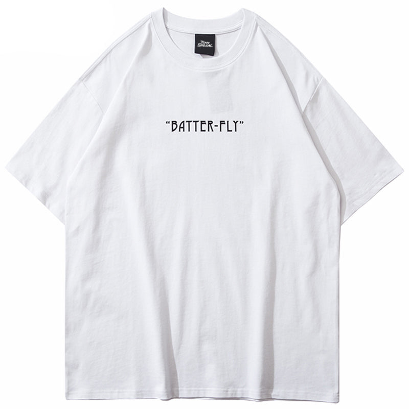 Color Butterfly print Y2K Shirt