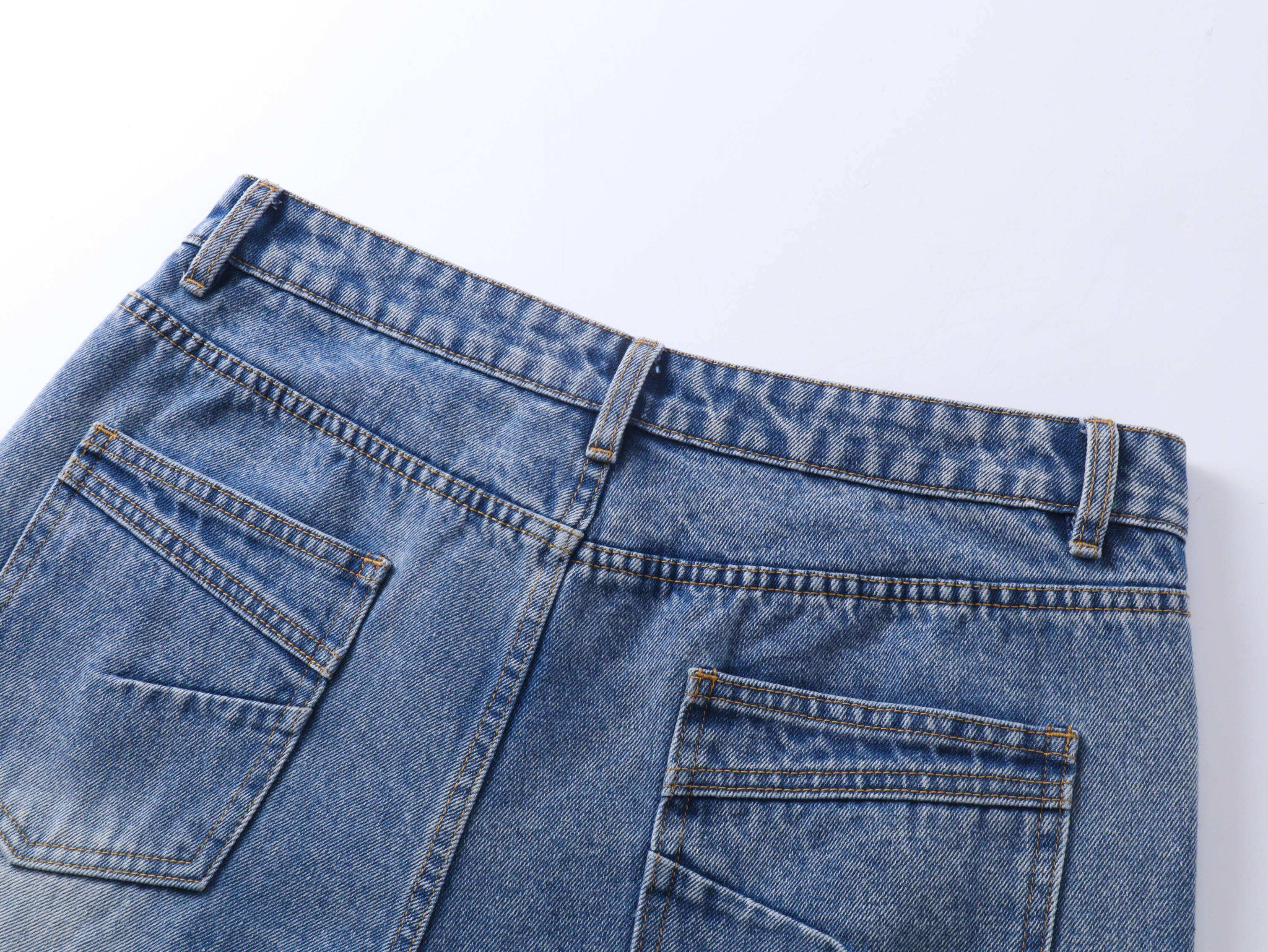 CapCabin “Stacked Vintage Denim Jeans”