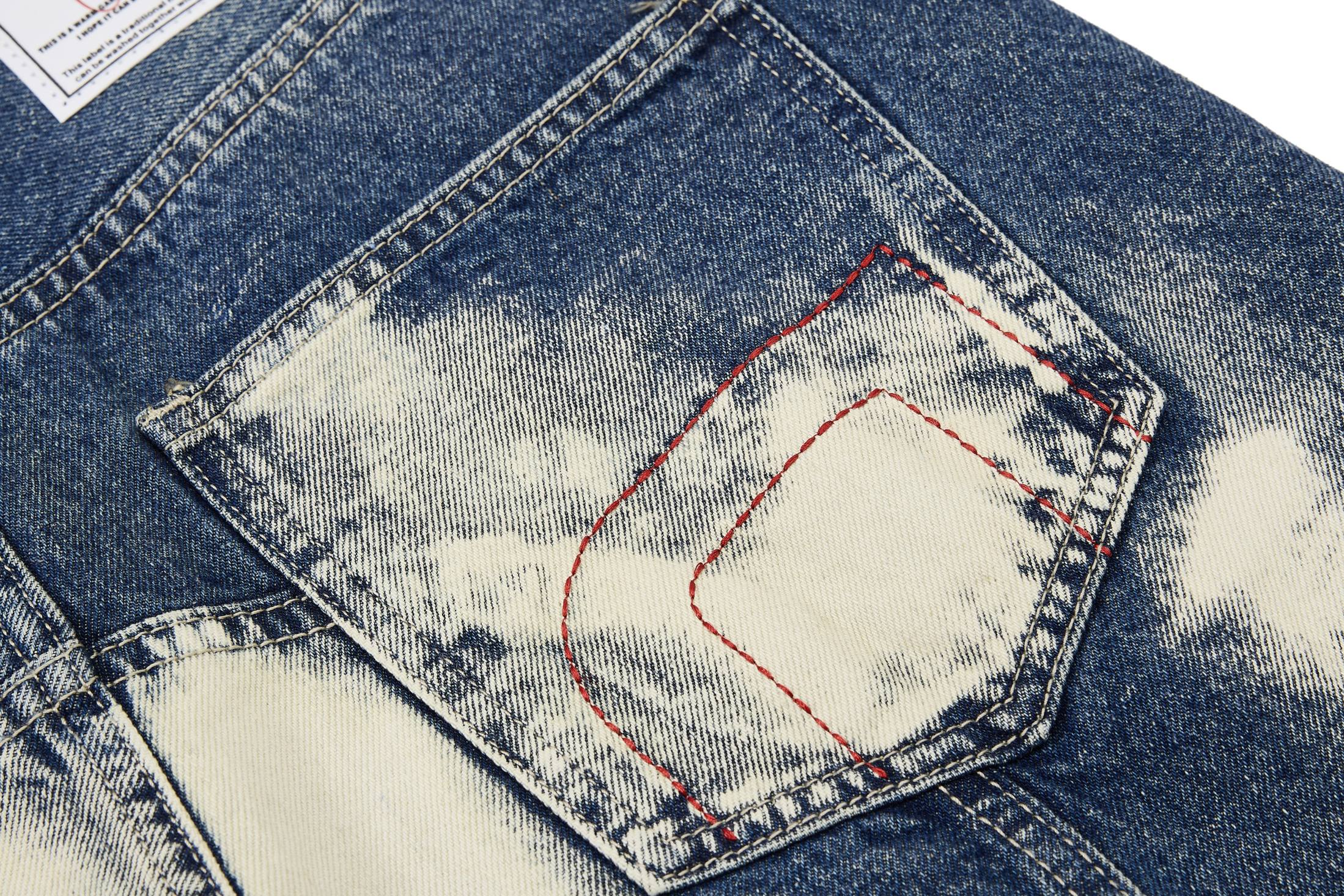 CapCabin “Grommet Washed Balloon Jeans