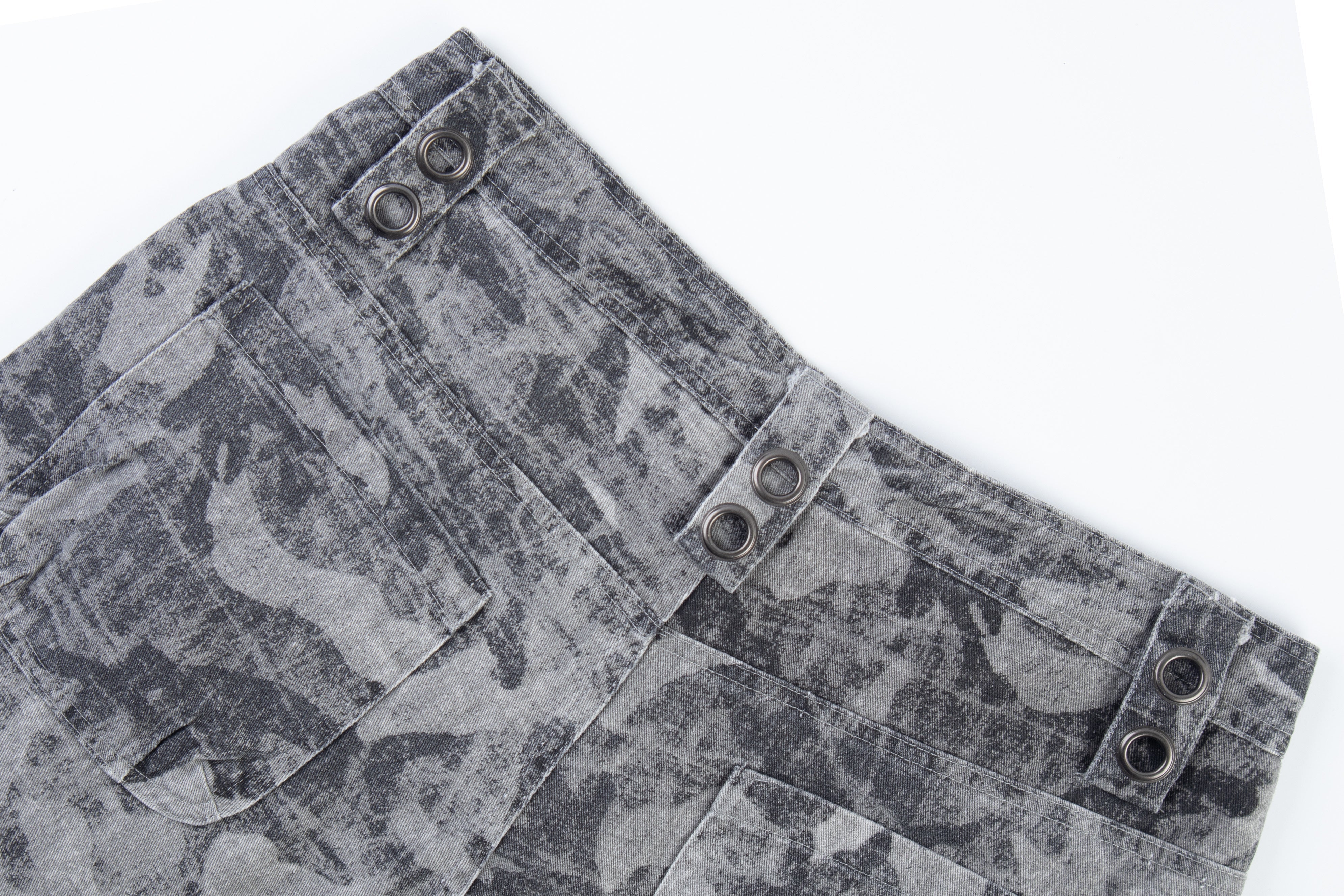 CapCabin Distressed Multi-Pocket Cargo Pants