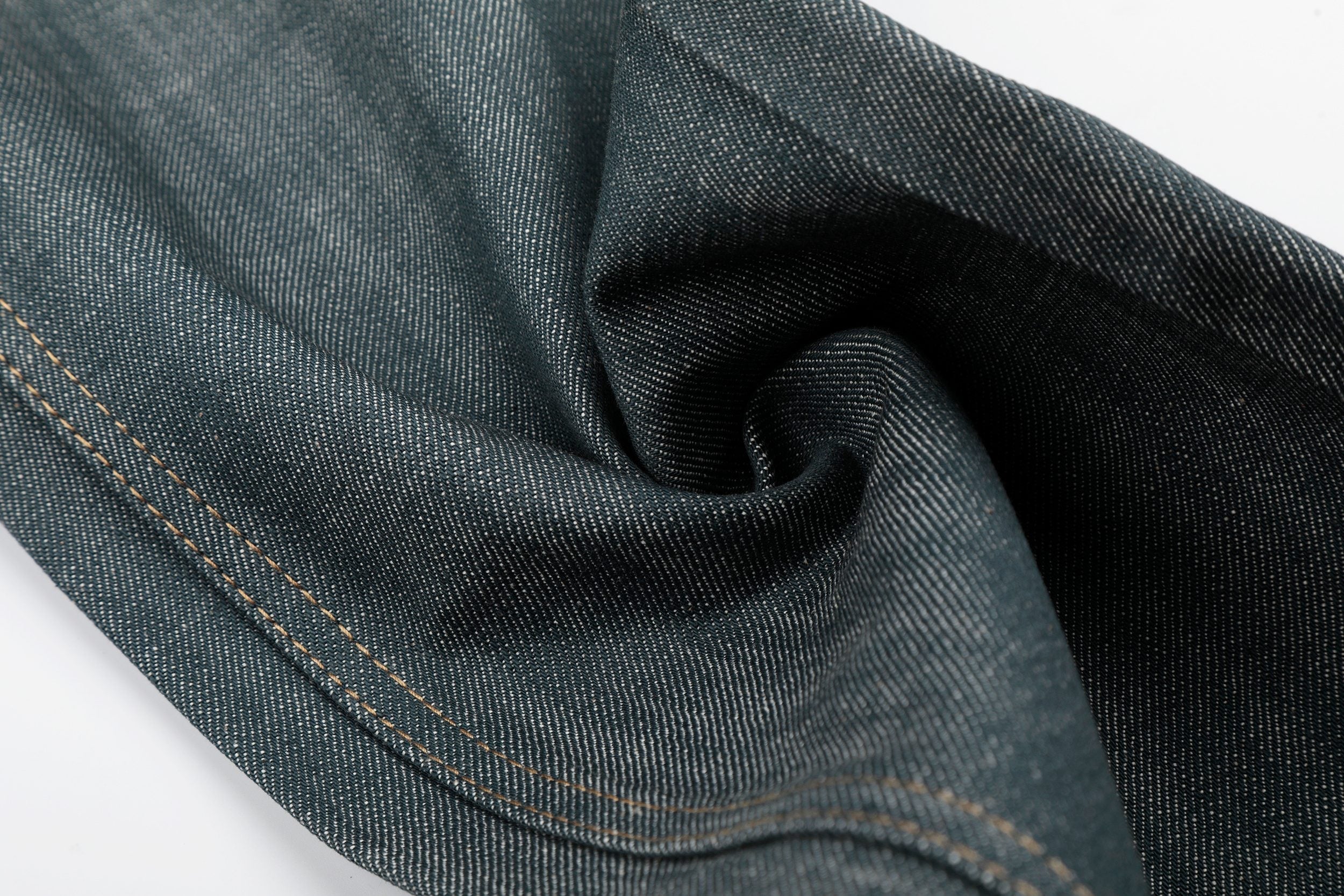 CapCabin “Washed Grey Button Denim Jeans”