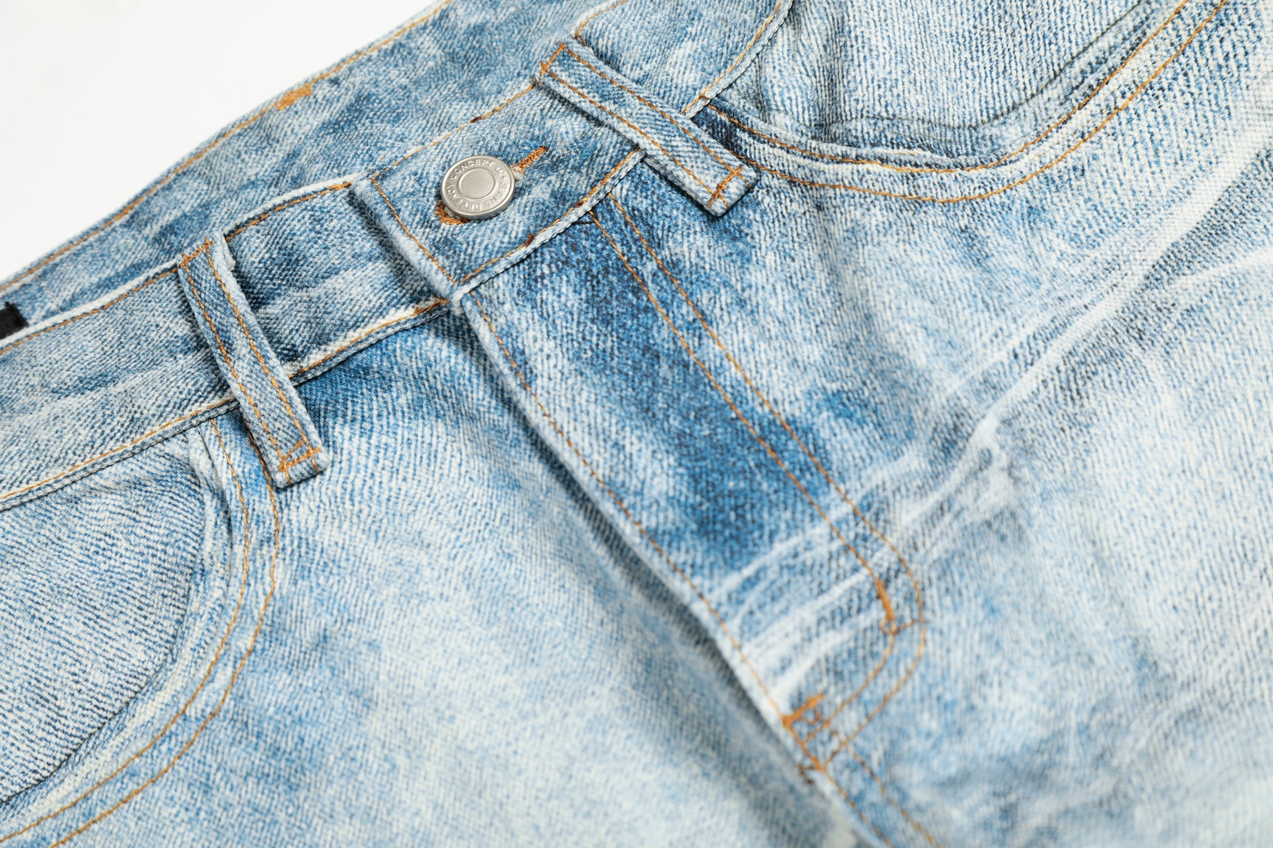 CapCabin Ice Web Wide-Leg Jeans