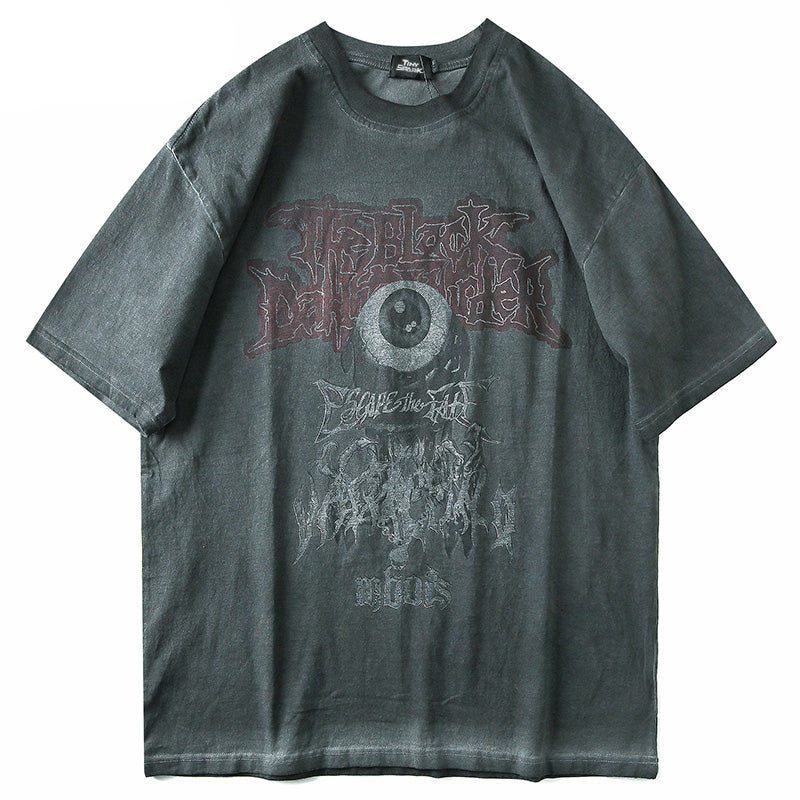 Dark Streetwear T Shirt Y2K