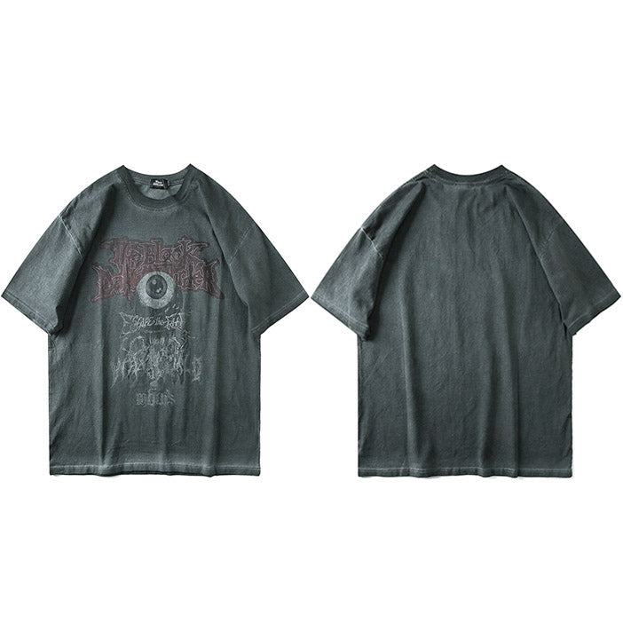 Dark Streetwear T Shirt Y2K