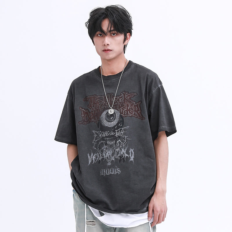 Dark Streetwear T Shirt Y2K
