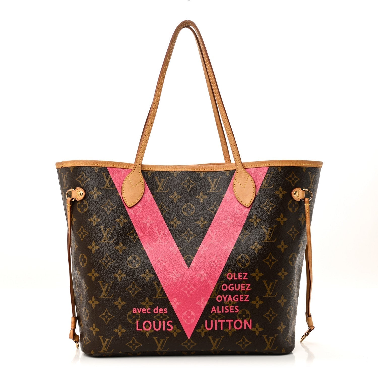 Monogram V Neverfull MM Grenade