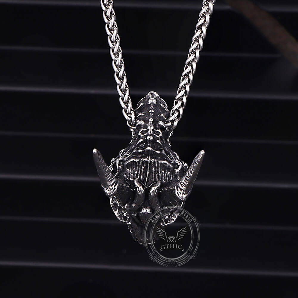 Domineering Dragon Head Stainless Steel Punk Pendant