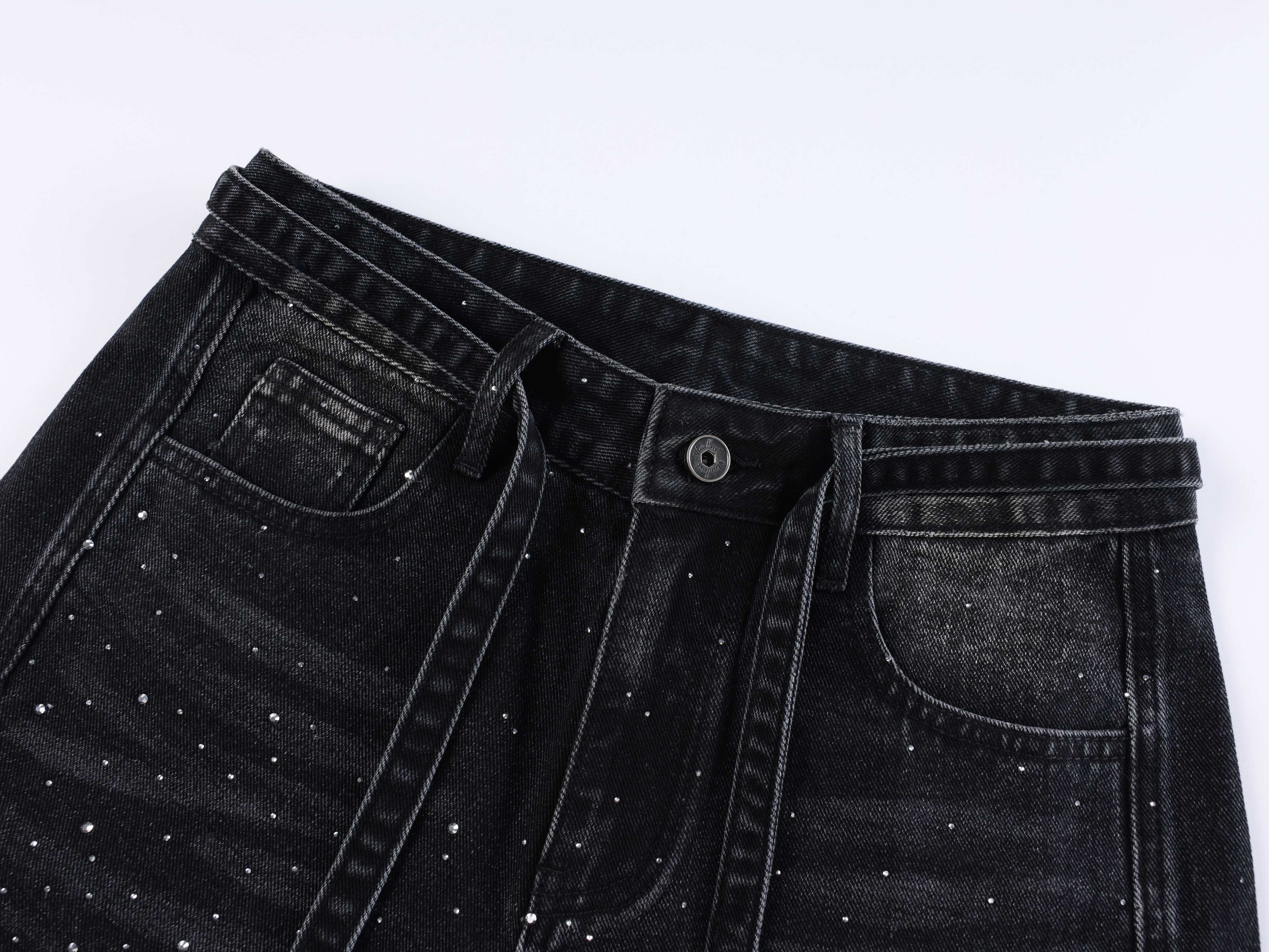 CapCabin “Starlight Dust Denim Pants”