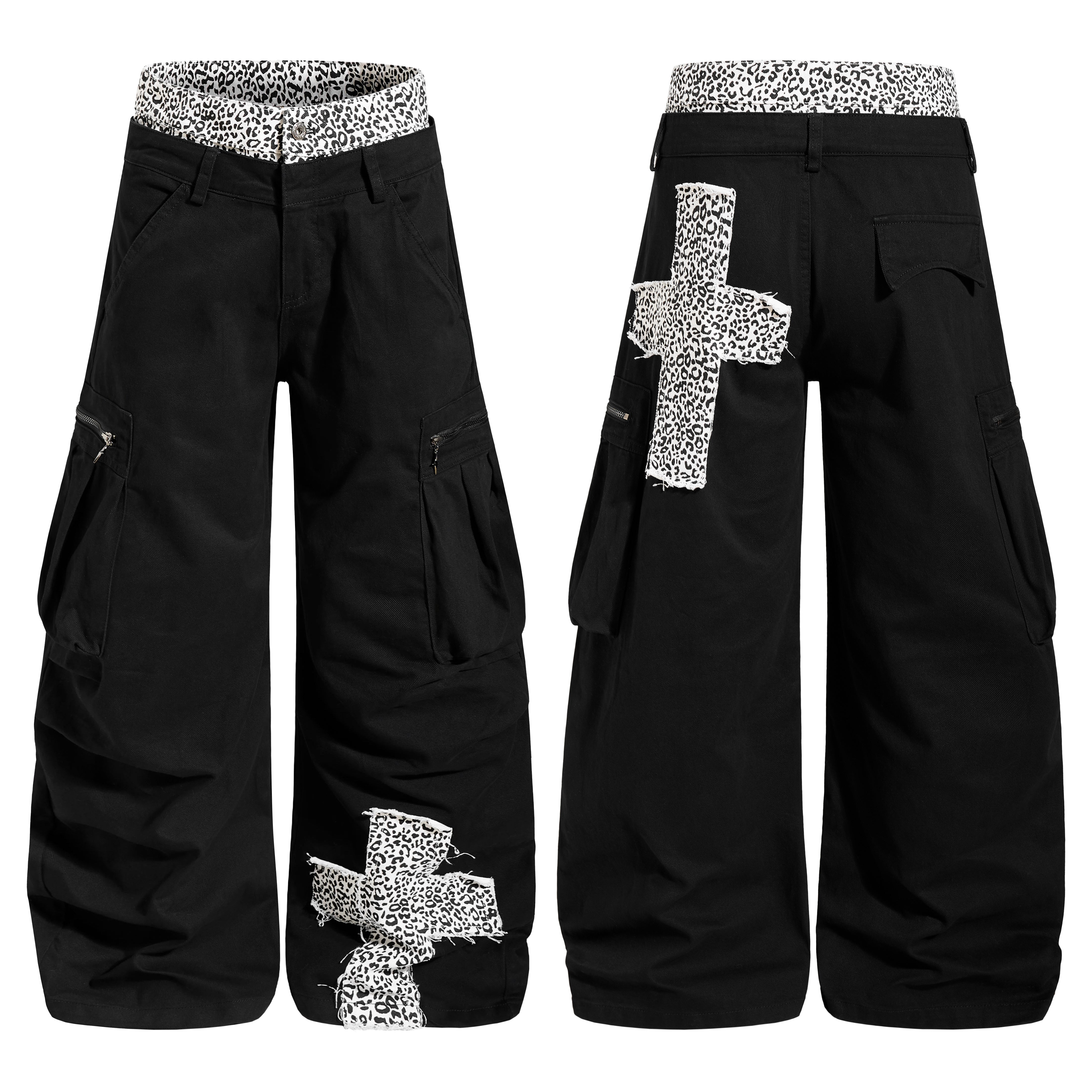 CapCabin Leopard Cross Utility Pants