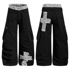 CapCabin Leopard Cross Utility Pants