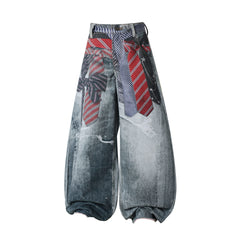 CapCabin “Tie Riot Balloon Jeans”
