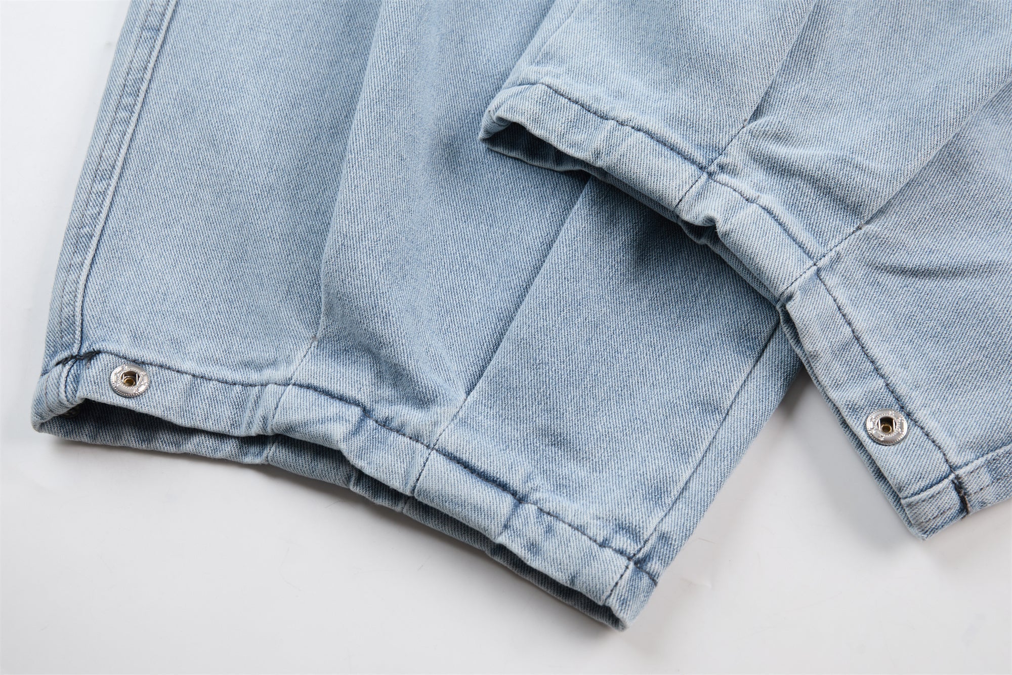 CapCabin Sculpted Denim Balloon Pants