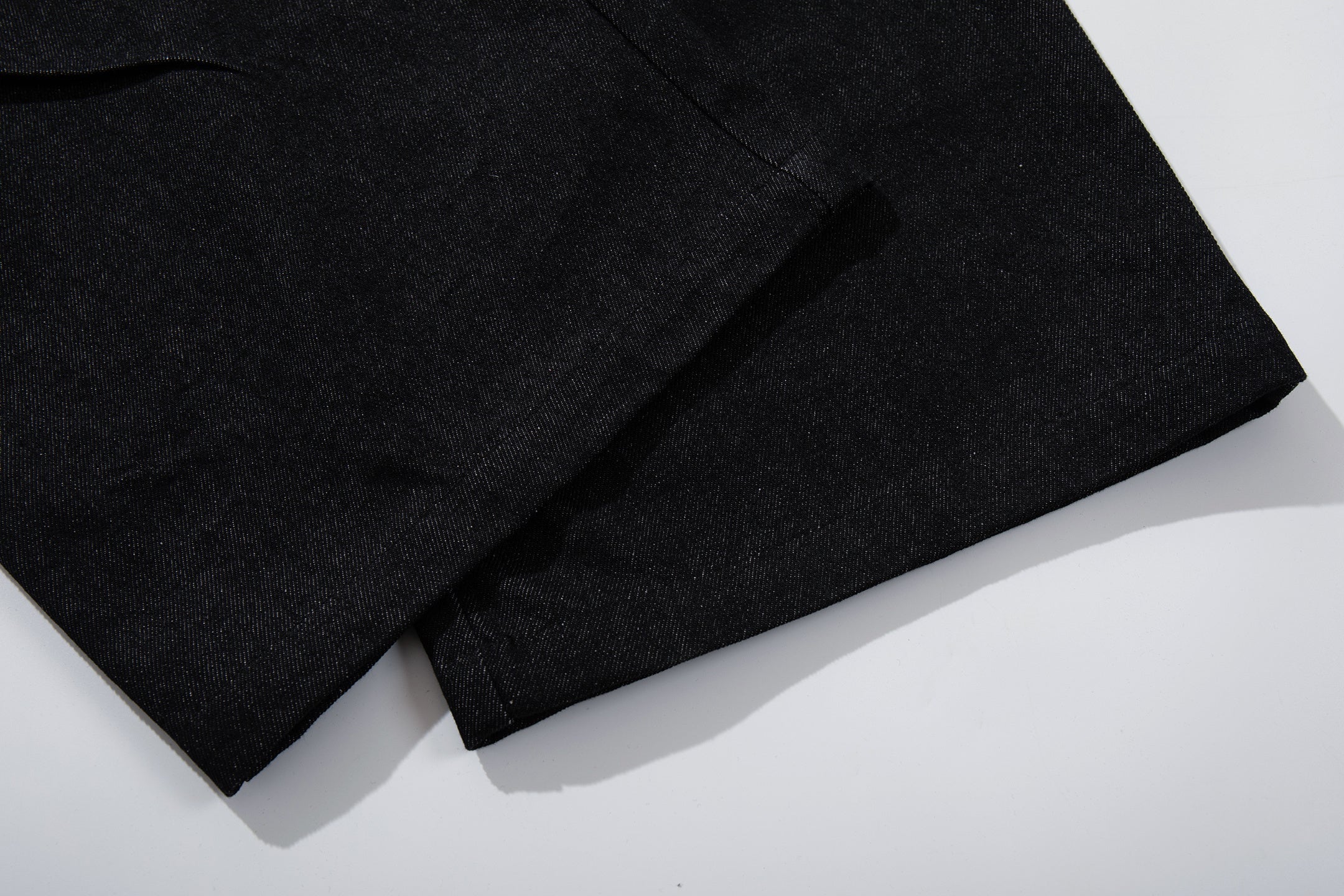 CapCabin Panel-Detail Wide Leg Denim Pants
