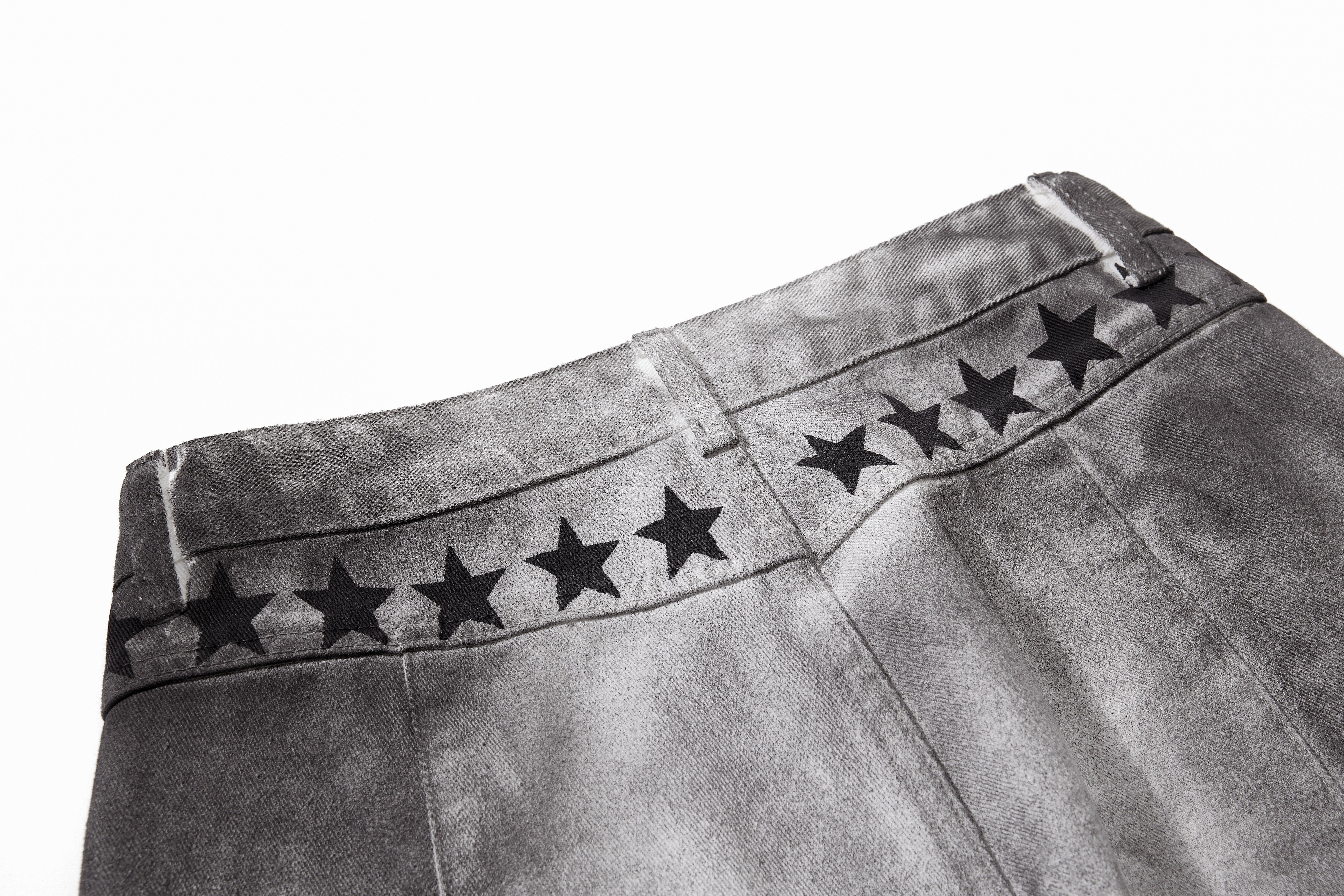 CapCabin Graphic Washed Wide-Leg Pants