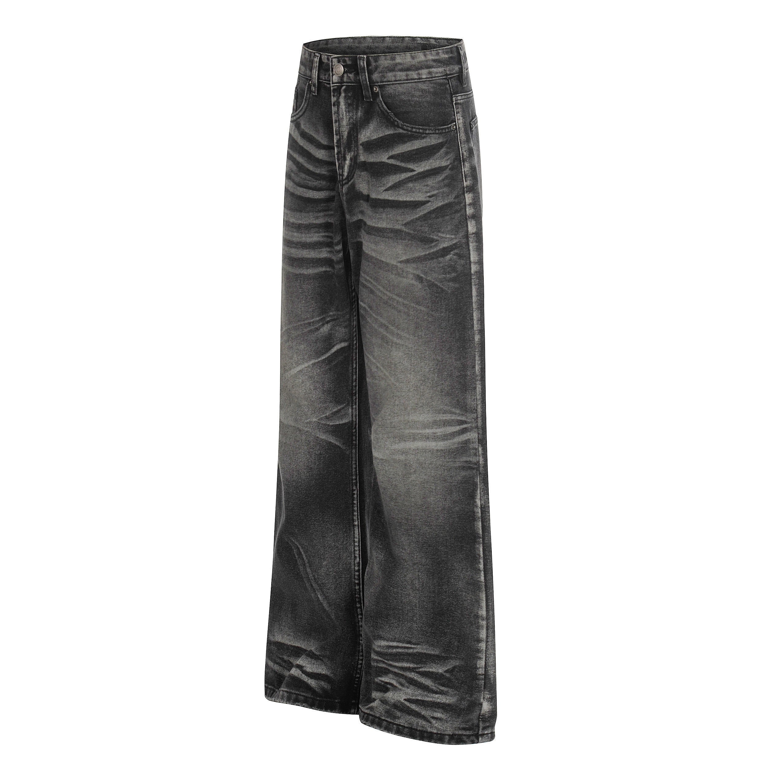 CapCabin Washed Athletic Blend Denim Pants