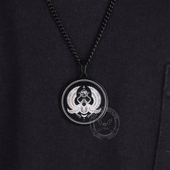 Egyptian Scarab Eye of Horus Stainless Steel Necklace