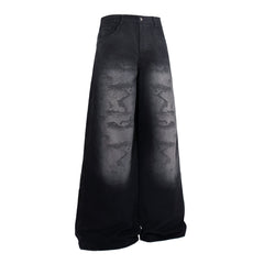 CapCabin Shadow Camo Wide-Leg Pants