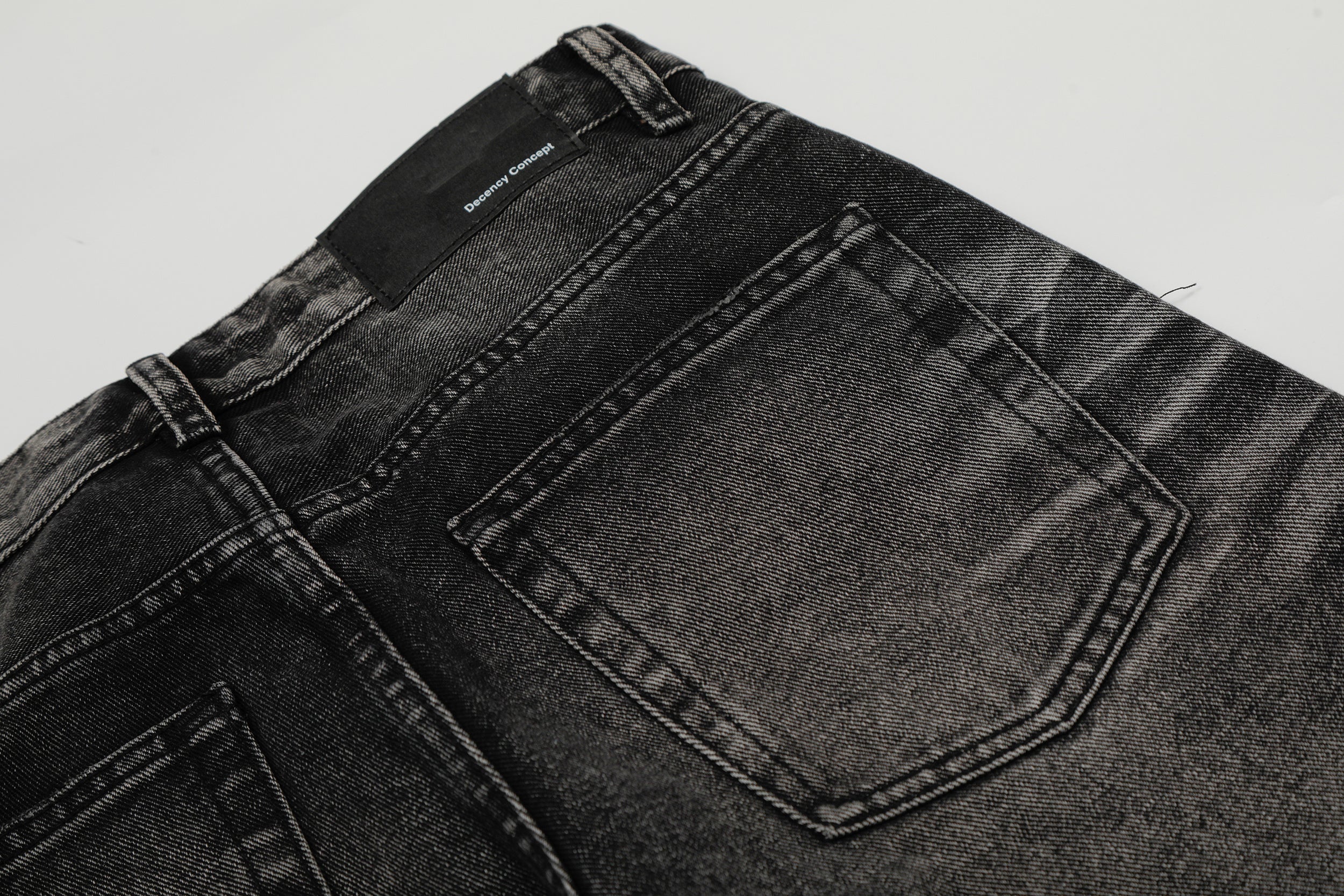 CapCabin Washed Athletic Blend Denim Pants