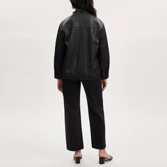Coach Outlet Oversized Leather Jacket