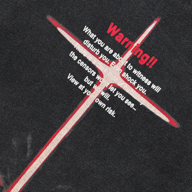 Faded Black Y2K Style Shirt