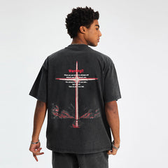 Faded Black Y2K Style Shirt