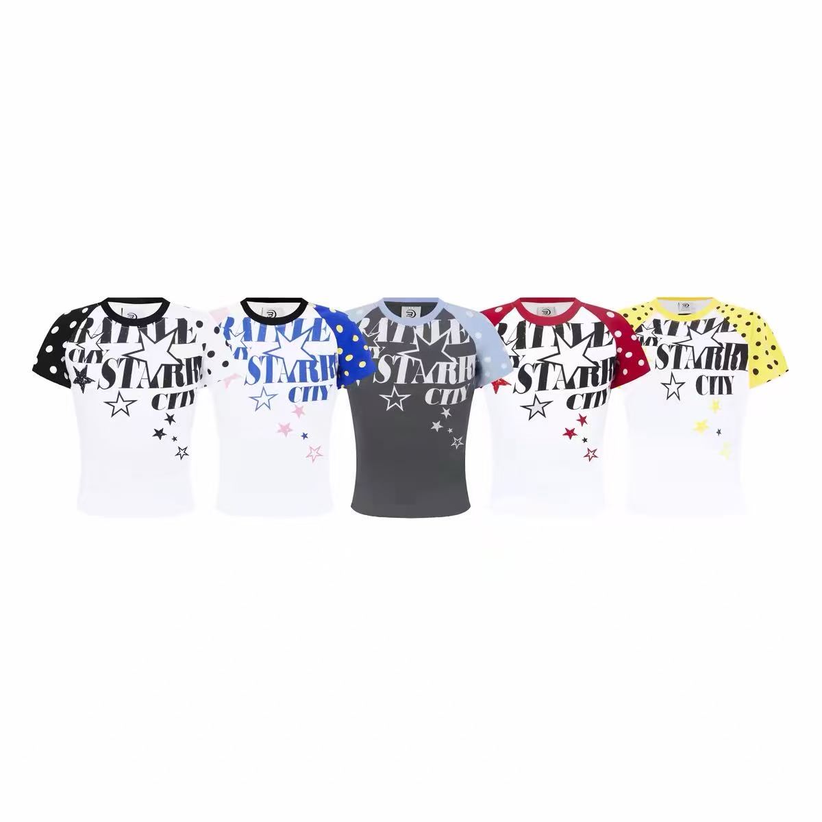 CapCabin “Starry City Contrast Raglan Tee”(Slim fit)