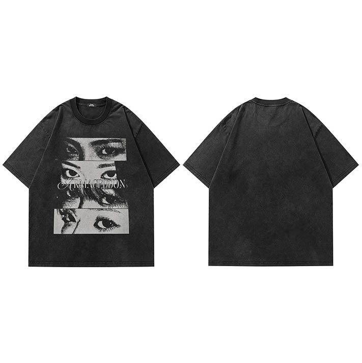 Girls Eye Graphic Y2K Shirts
