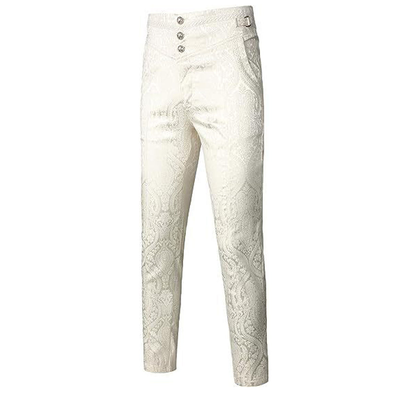 Gothic Dark Jacquard Trousers