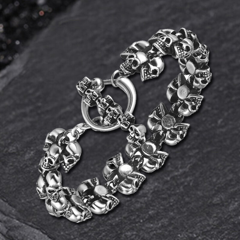 Gothic Skull Domineering Stainless Steel Bracelet
