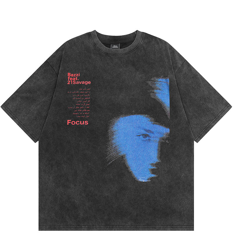 Graphic Black Y2K Tees