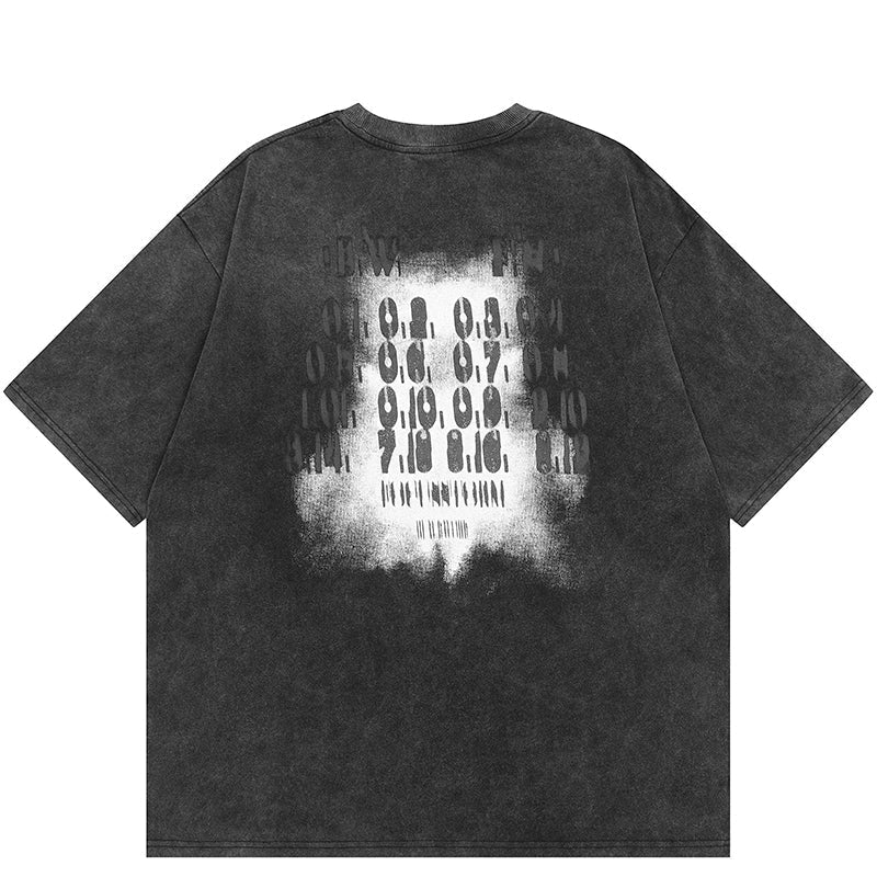 Graphic Black Y2K Tees