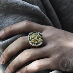 Guardian Angel Templar Knight Ring