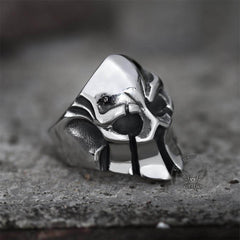 GTHIC Sparta Stainless Steel Skull Ring